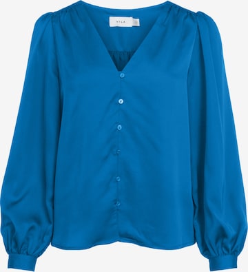 VILA Blouse in Blue: front