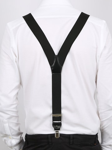 Profuomo Suspenders in Black