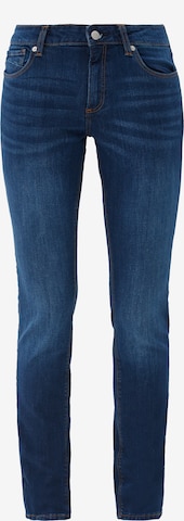 QS Slimfit Jeans 'Catie' in Blauw: voorkant