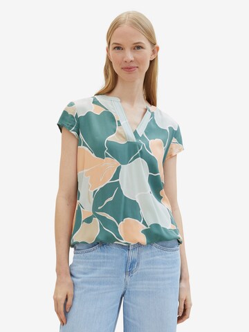 TOM TAILOR Blouse in Groen: voorkant