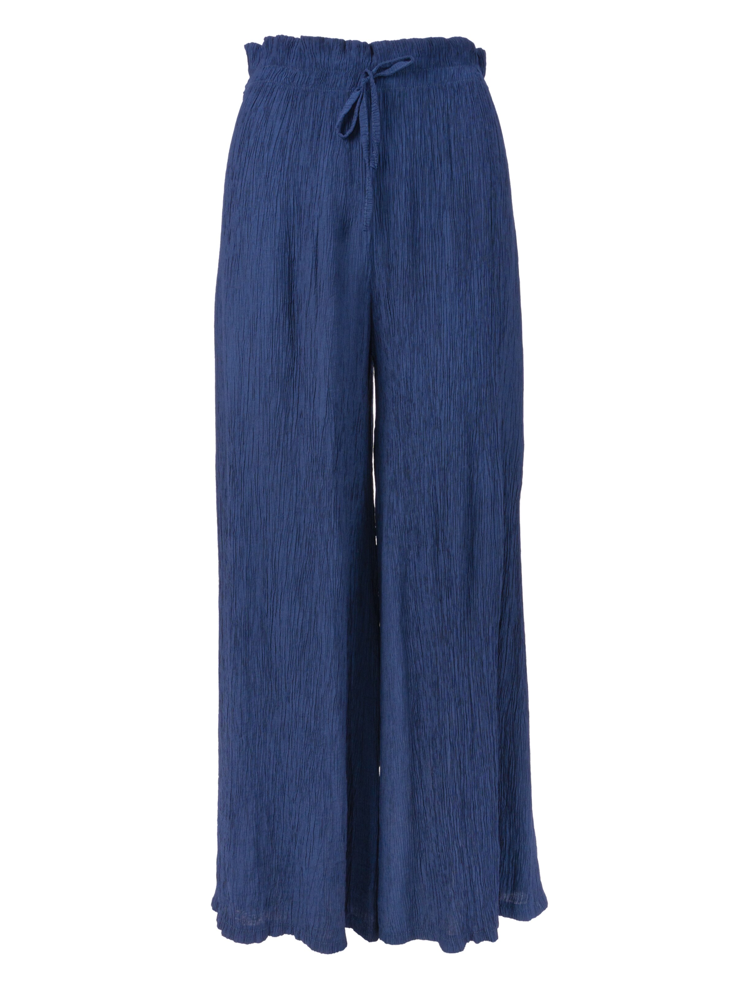 Pantalon 'Tessa' Seasons of April en bleu : devant