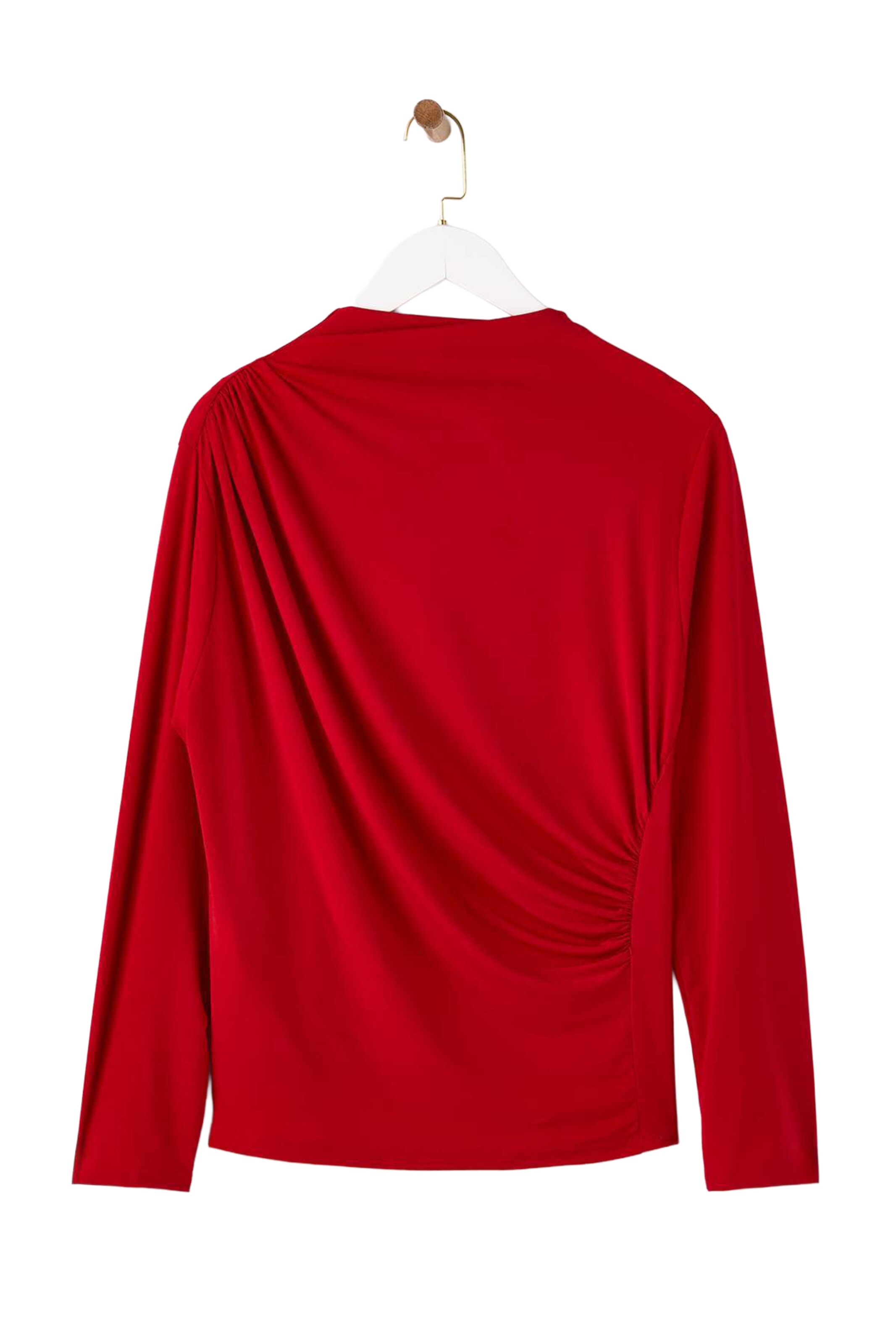 Trendyol Curve Bluse in Rot: Vorderseite