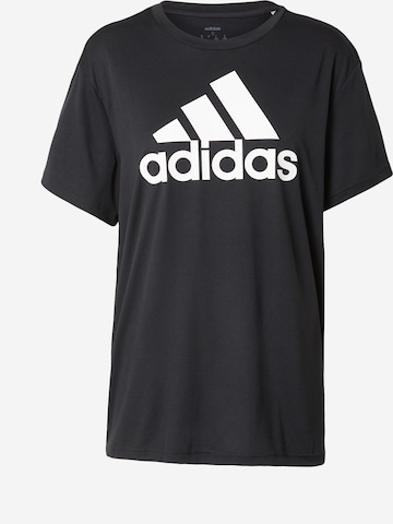 ADIDAS SPORTSWEAR Λειτουργικό μπλουζάκι 'Truestrength ' σε μαύρο: μπροστά