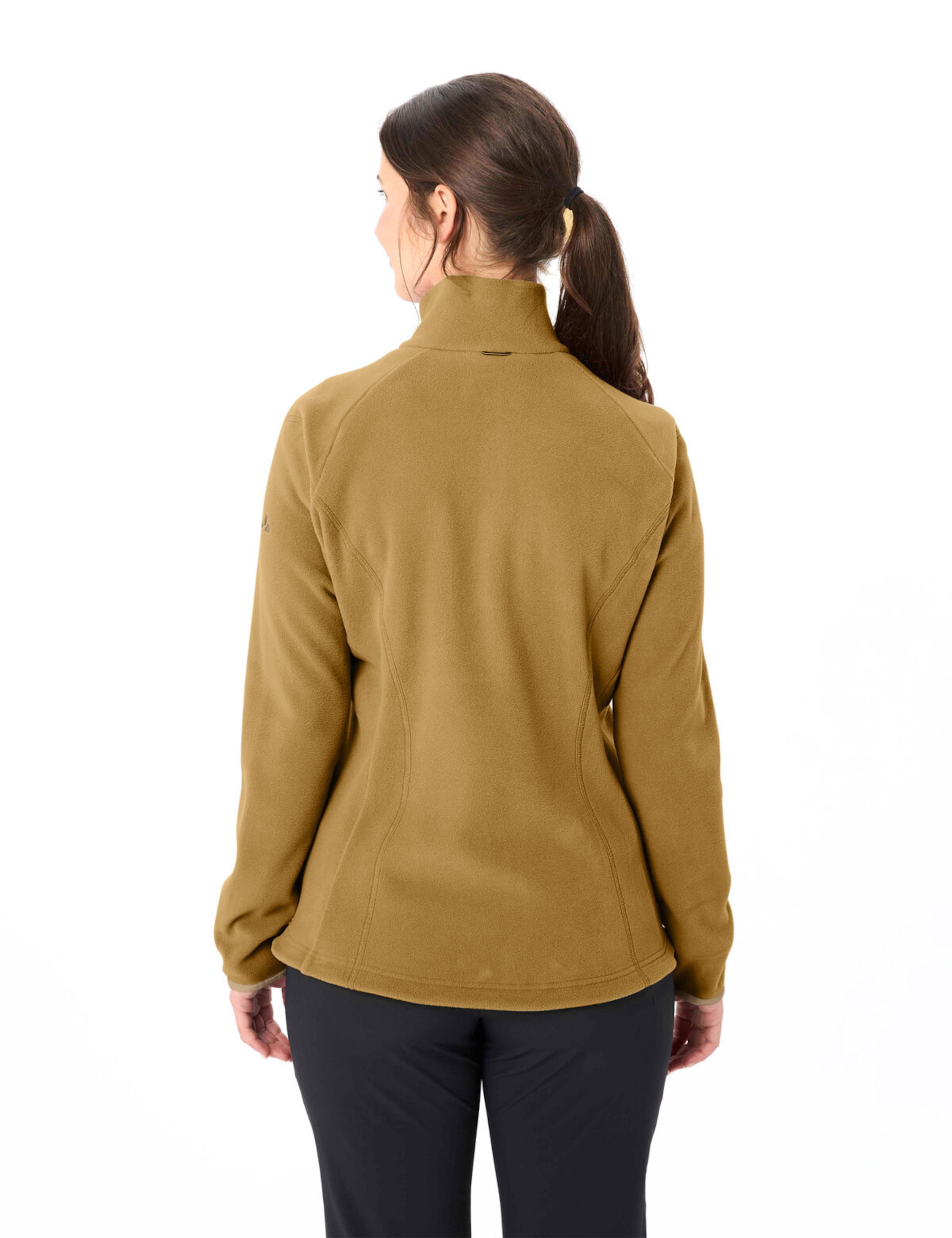 VAUDE Athletic fleece jacket 'Rosemoor II' in Brown