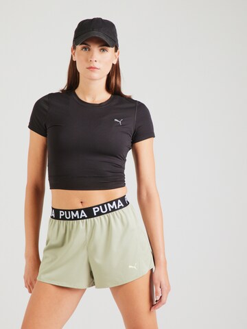 PUMA Toiminnallinen paita 'Cloudspun' värissä musta: etupuoli