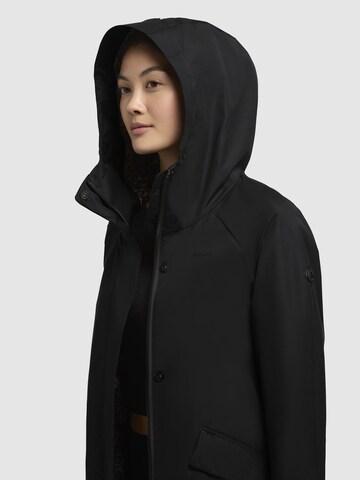 Cappotto di mezza stagione ' YEAL ' di khujo in nero