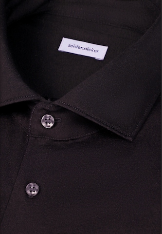 Coupe slim Chemise business SEIDENSTICKER en noir