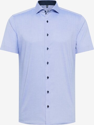 ETERNA Slim fit Button Up Shirt 'Pinpoint' in Blue: front