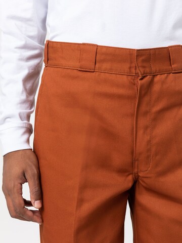 DICKIES Regular Trousers '874 Original' in Brown