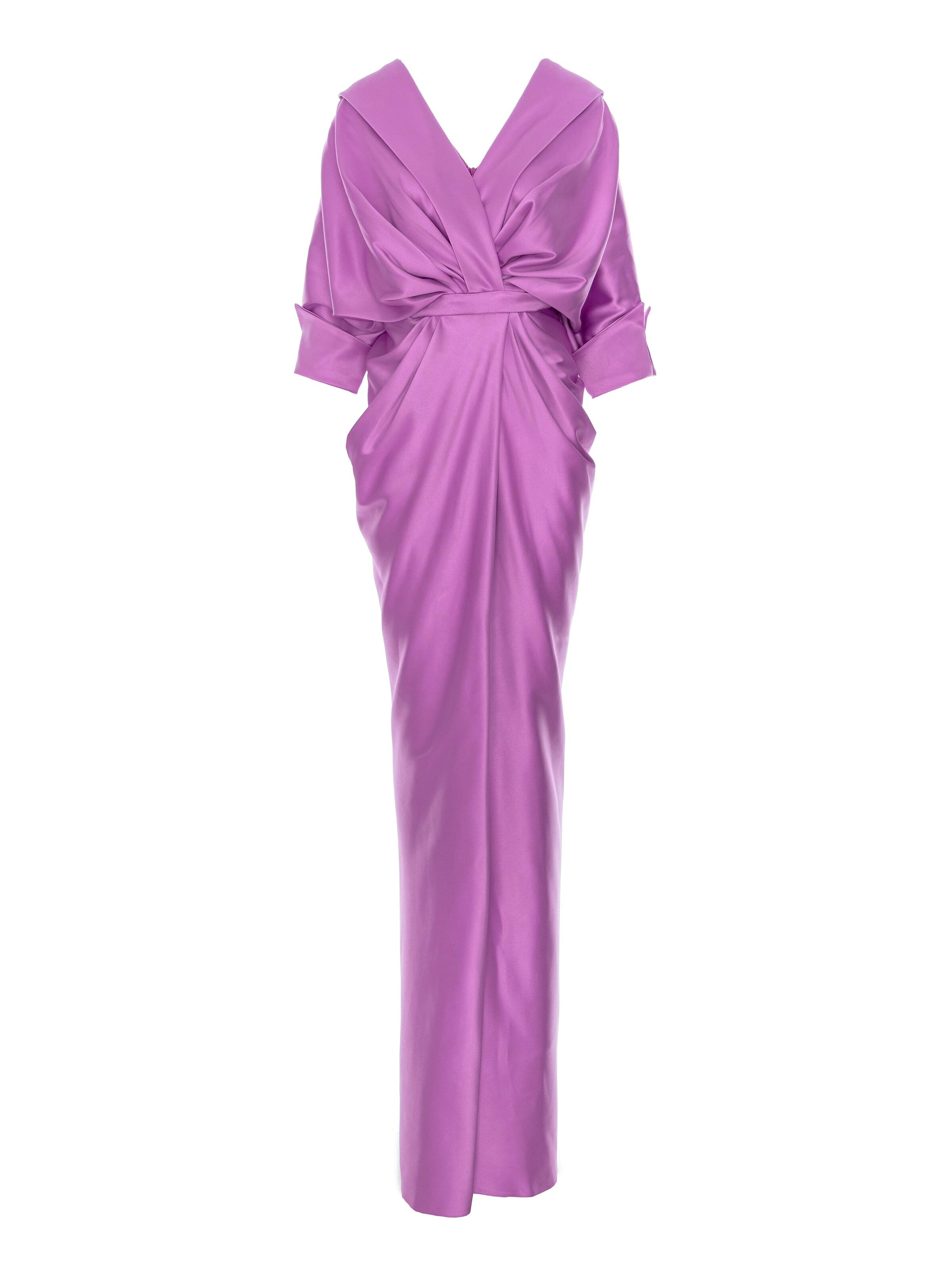 acob a porter Avondjurk in Lila: voorkant
