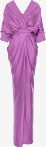 acob a porter Abendkleid in Lila: Vorderseite