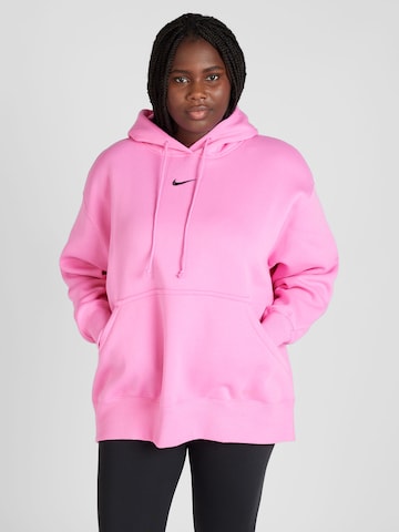 Nike Sportswear Sweatshirt 'Phoenix' i rosa: framsida