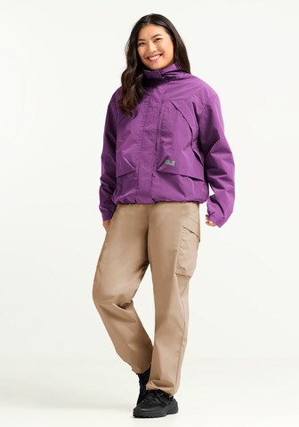 JACK WOLFSKIN Outdoor Jacket in Purple