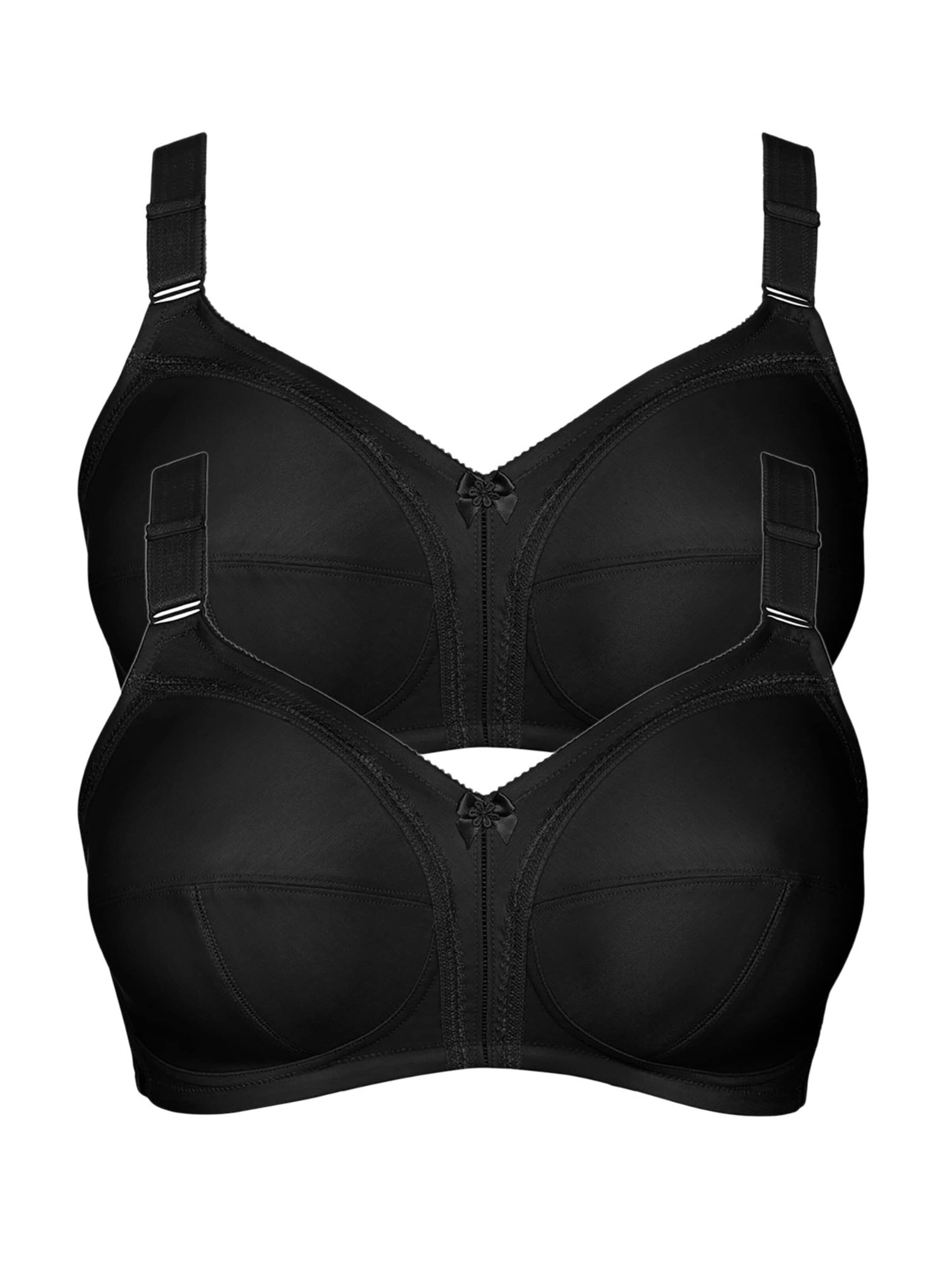 Lisca Minimiser Bra 'Mirelas' in Black: front