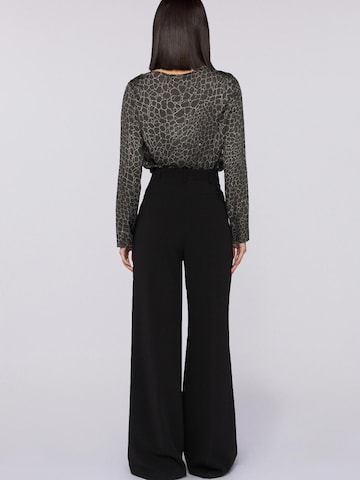 Wide Leg Pantalon Trussardi en noir