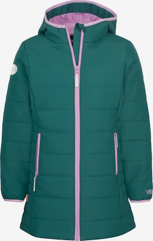 TROLLKIDS Winter Jacket in Green: front
