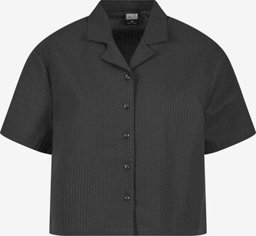 Camicia da donna di Urban Classics in nero: frontale