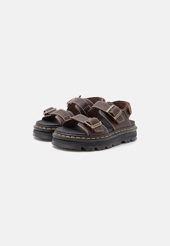 Dr. Martens Sandały 'ZebZag' w kolorze brązowy