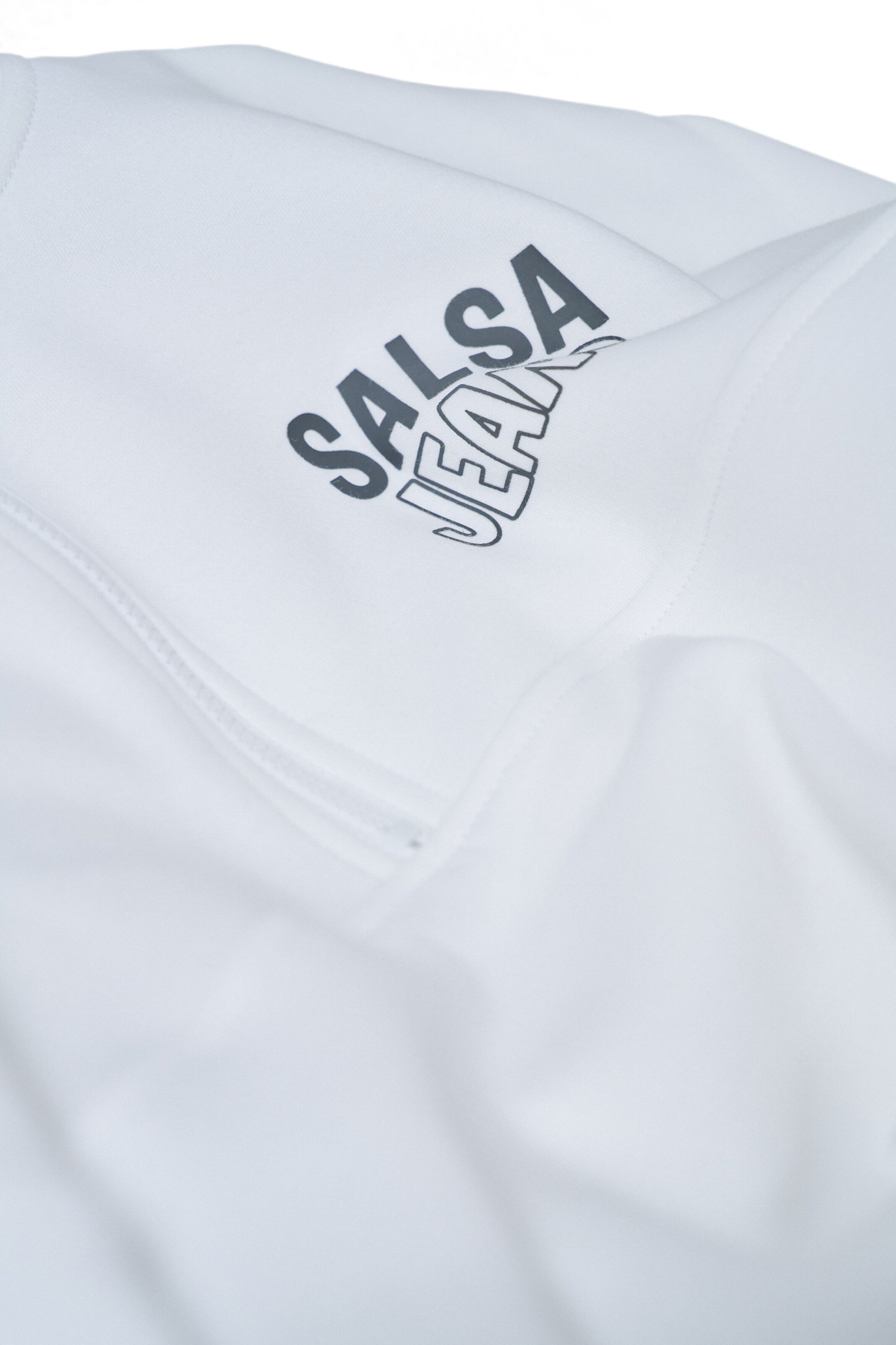 Salsa Jeans langarm-shirts in Weiß