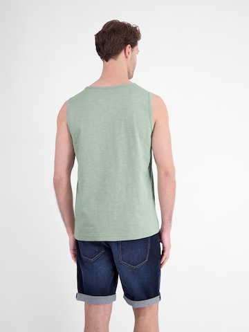 LERROS Luftiges Tanktop aus Baumwolle mit trendigem Slogan-Print in Grün