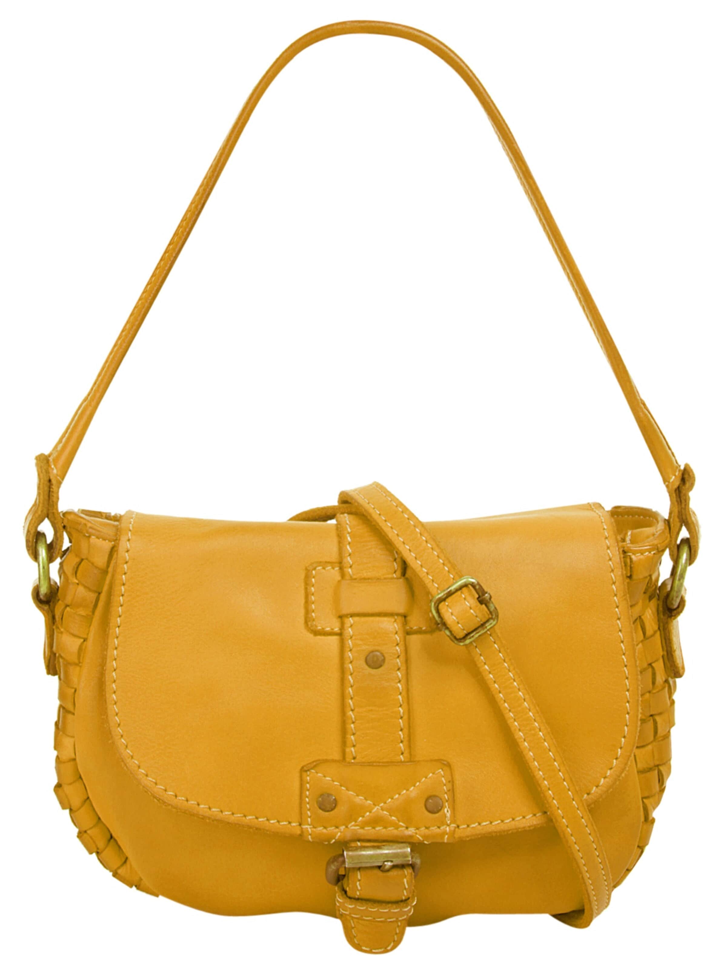 Cluty - Bolso de hombro en amarillo: frente