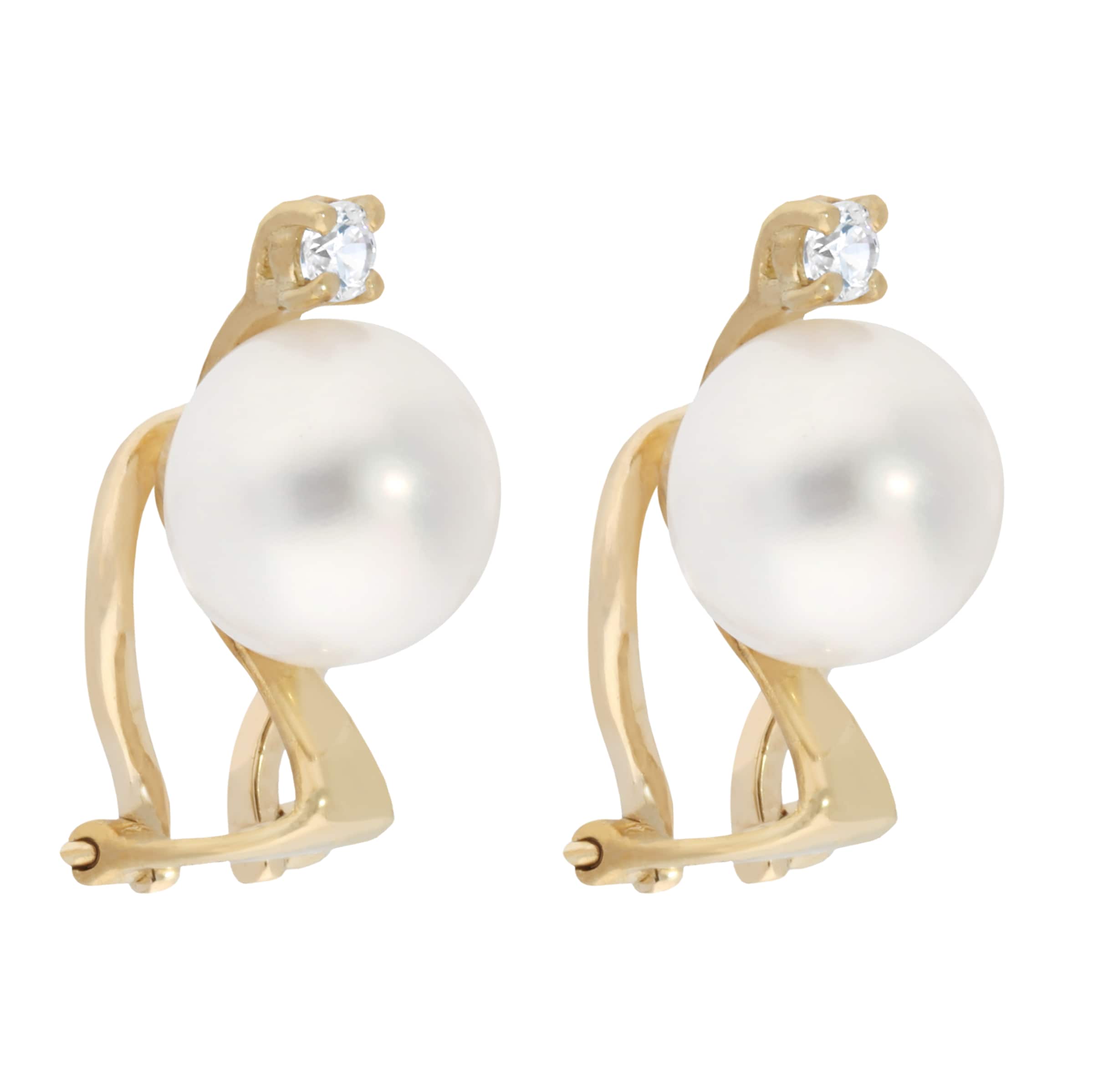 FIRETTI Earrings in Gold / Pearl white, Item view
