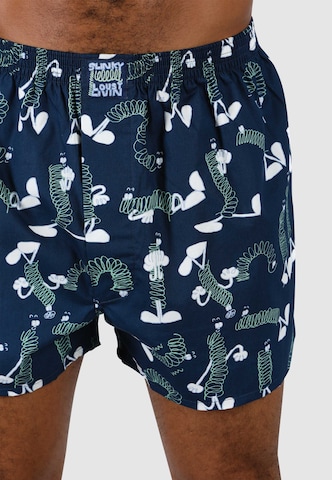 Lousy Livin Boxershorts Set 'Slinky' in Blau