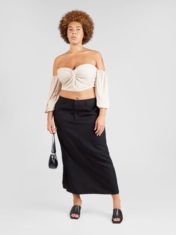 Vero Moda Curve Sukně 'AGATHA' – černá