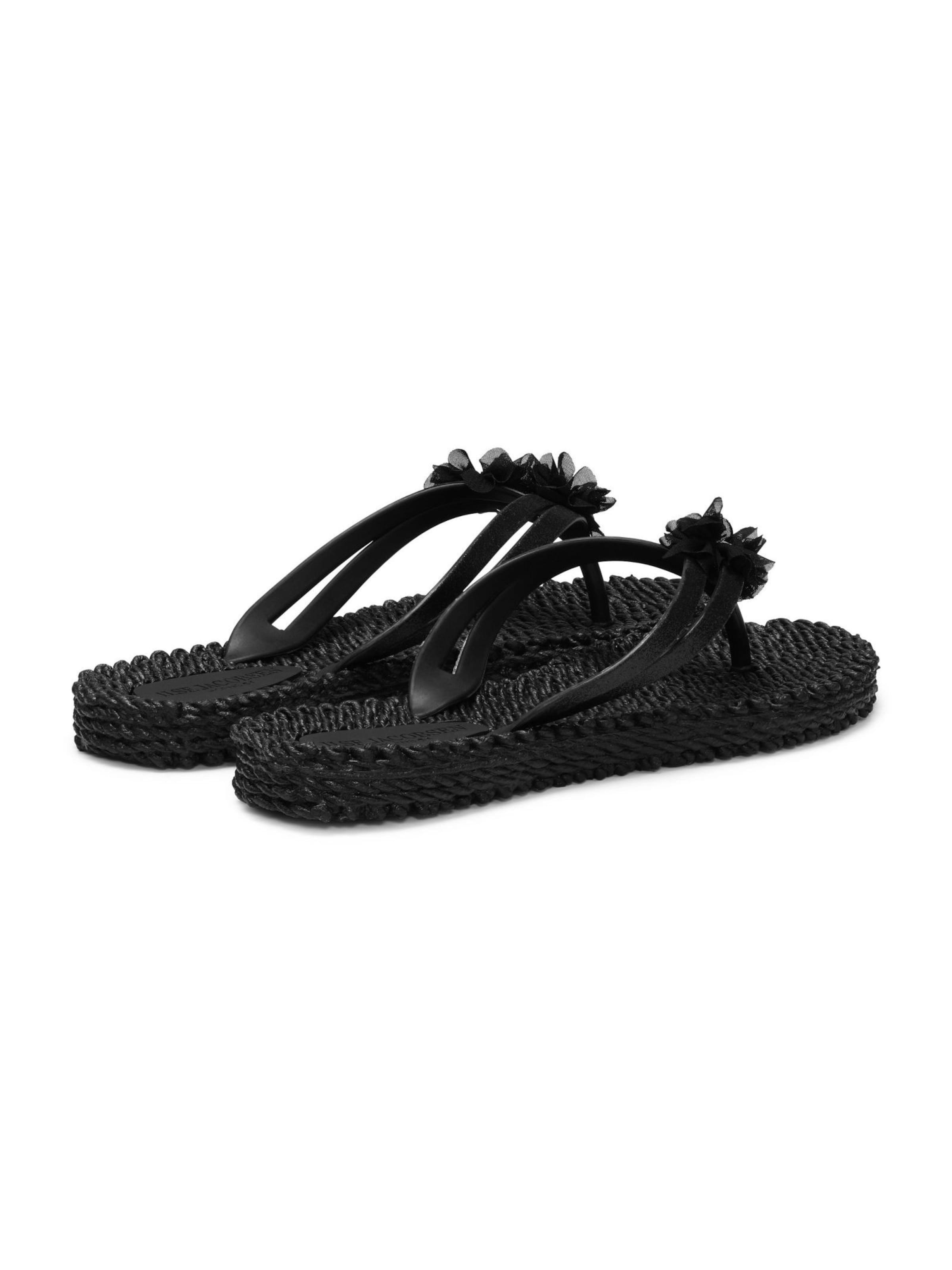 ILSE JACOBSEN T-bar sandals 'Cheerful18F' in Black