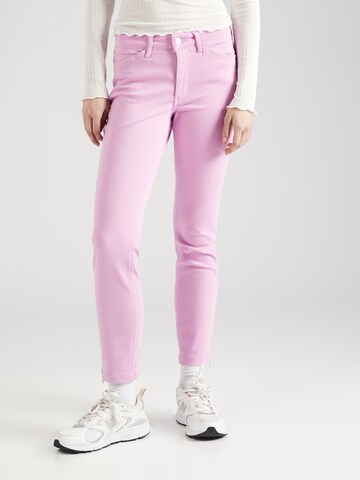 Coupe slim Jean 'DREAM CHIC' MAC en rose : devant