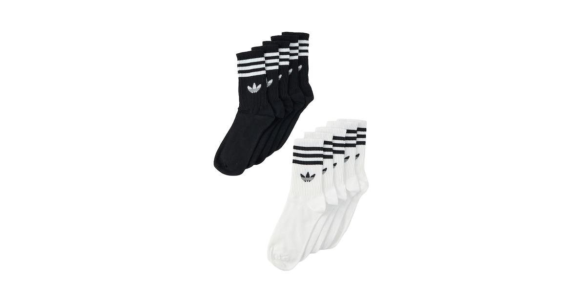 ADIDAS ORIGINALS Socken '3-STRIPES CREW 10 PAIRS'