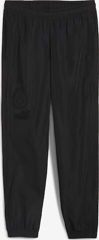 PUMA Tapered Urheiluhousut värissä musta: etupuoli