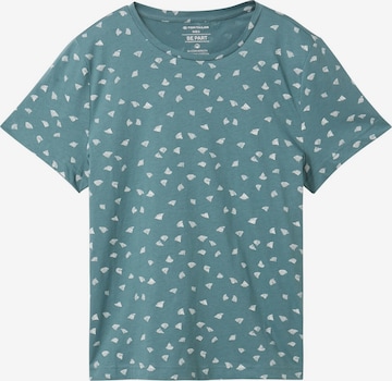 T-shirt TOM TAILOR en vert : devant