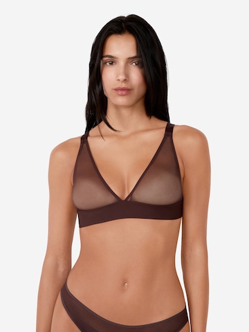 Triangolo Reggiseno 'Gamme' di ETAM in marrone: frontale