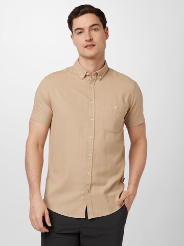 Kronstadt Regular fit Button Up Shirt 'Johan' in Beige: front
