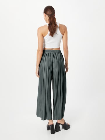 ABOUT YOU Wide leg Pants 'Caren' in Grey