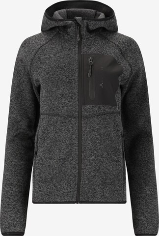 Whistler Functionele fleece jas 'Pennine' in Zwart: voorkant