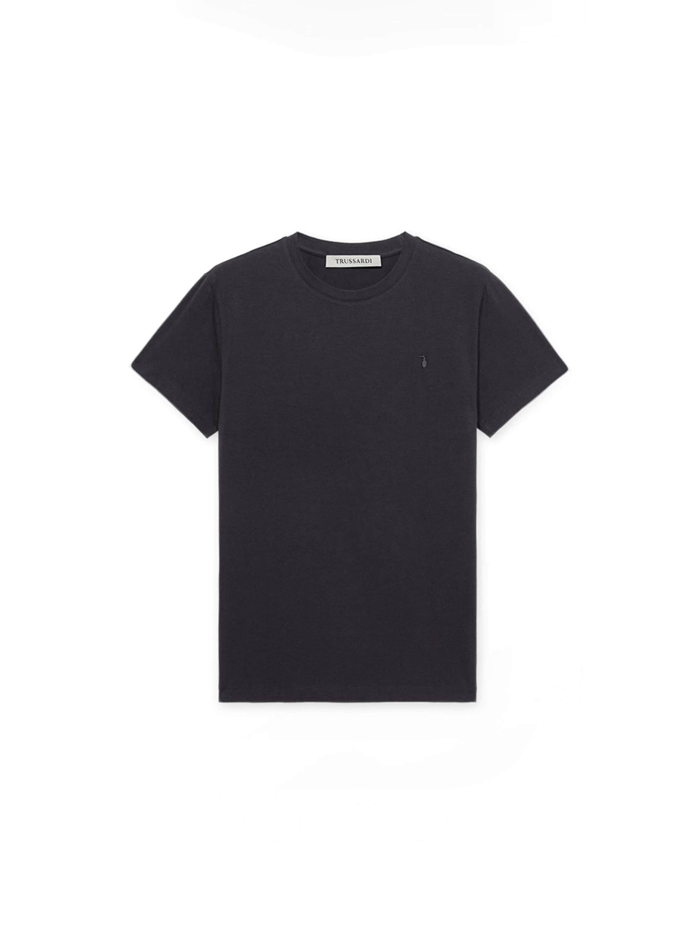 T-shirt Trussardi en bleu : devant