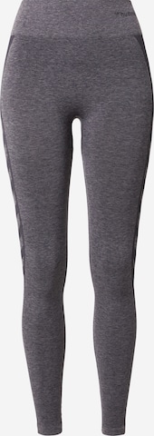 Hummel - Skinny Pantalón deportivo en gris: frente