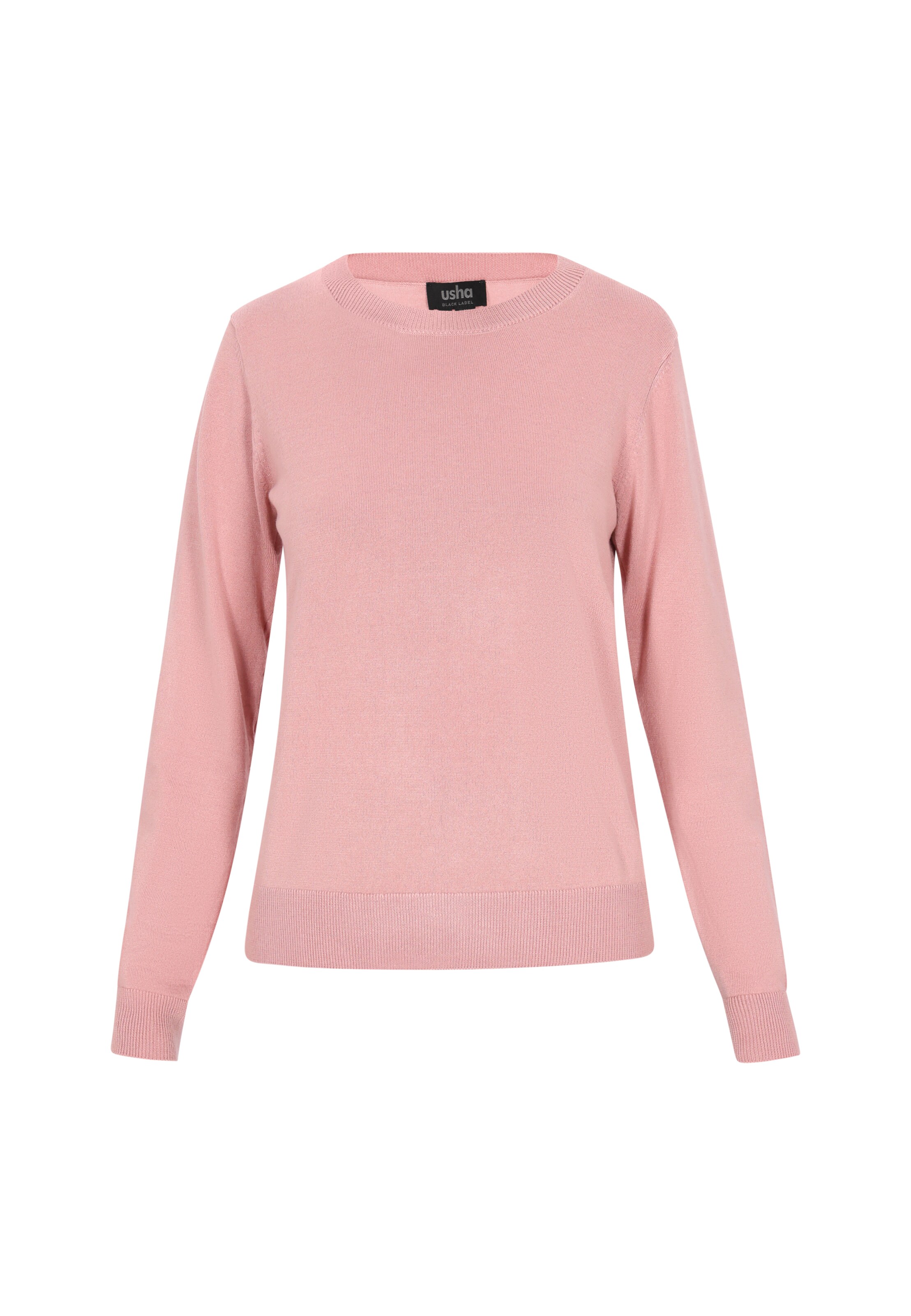 usha BLACK LABEL Свитер в Ярко-розовый: спереди