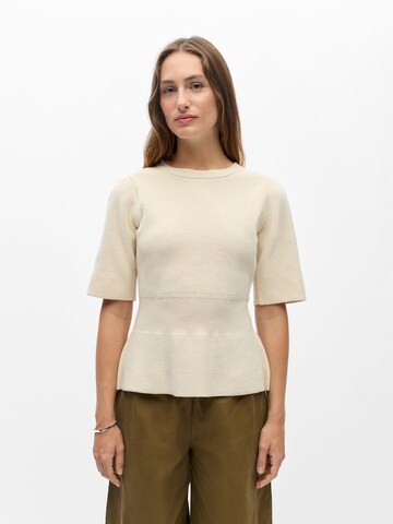 Pullover di OBJECT in beige: frontale