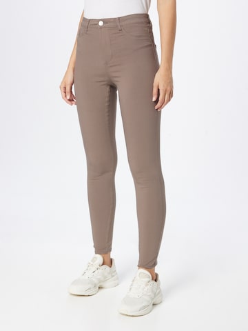 ONLY Skinny Broek in Beige: voorkant