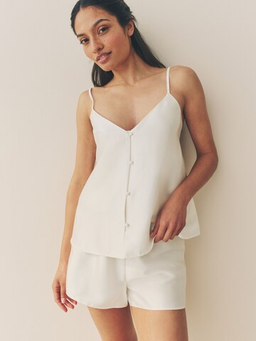 Next Pyjama in Wit: voorkant