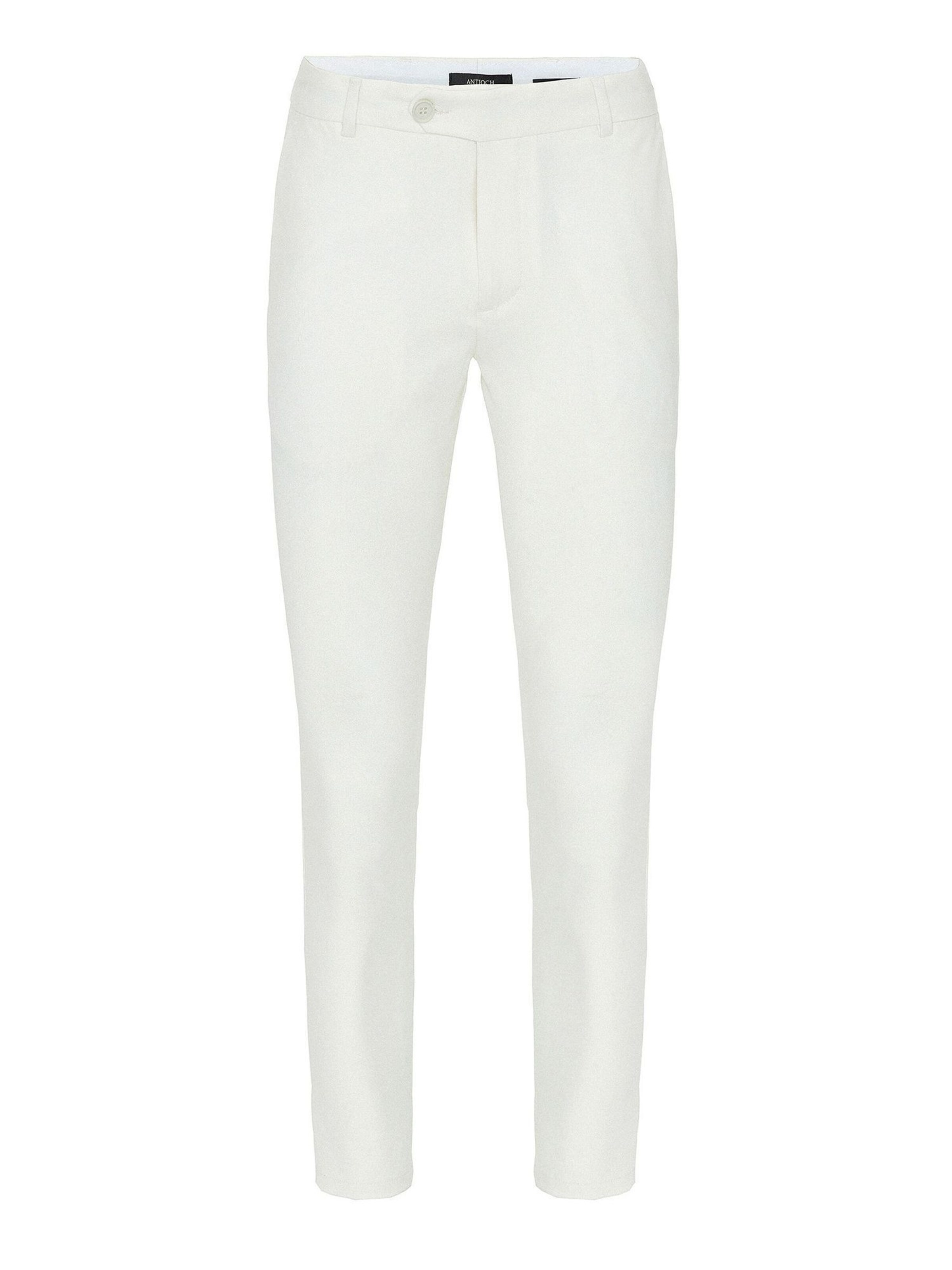 Antioch Slimfit Hose in Weiß: Vorderseite