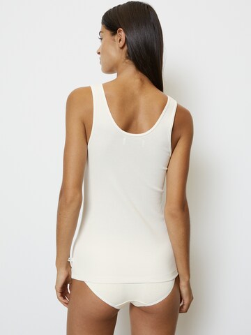 Marc O'Polo Top ' Iconic Rib ' in White