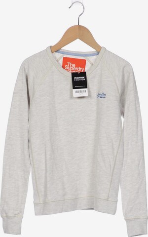 Superdry Sweatshirt & Zip-Up Hoodie in S in Silver: front