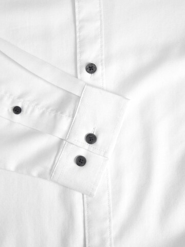 JACK & JONES Slim fit Button Up Shirt 'ORION' in White