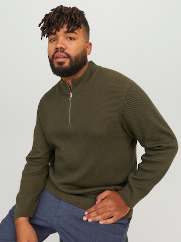 JACK & JONES Pullover in Grün