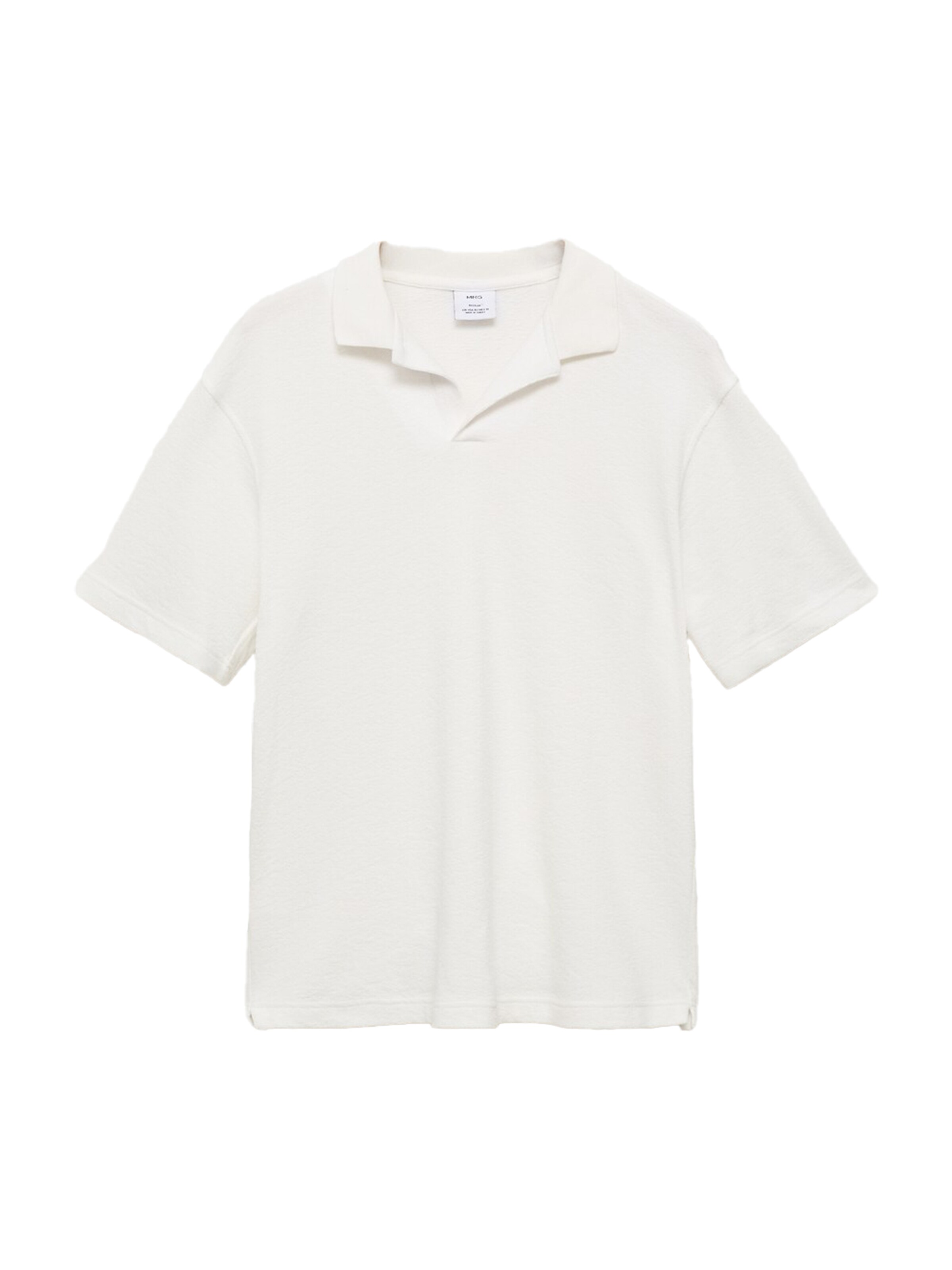 MANGO MAN T-shirt 'ROLANDP' i vit: framsida