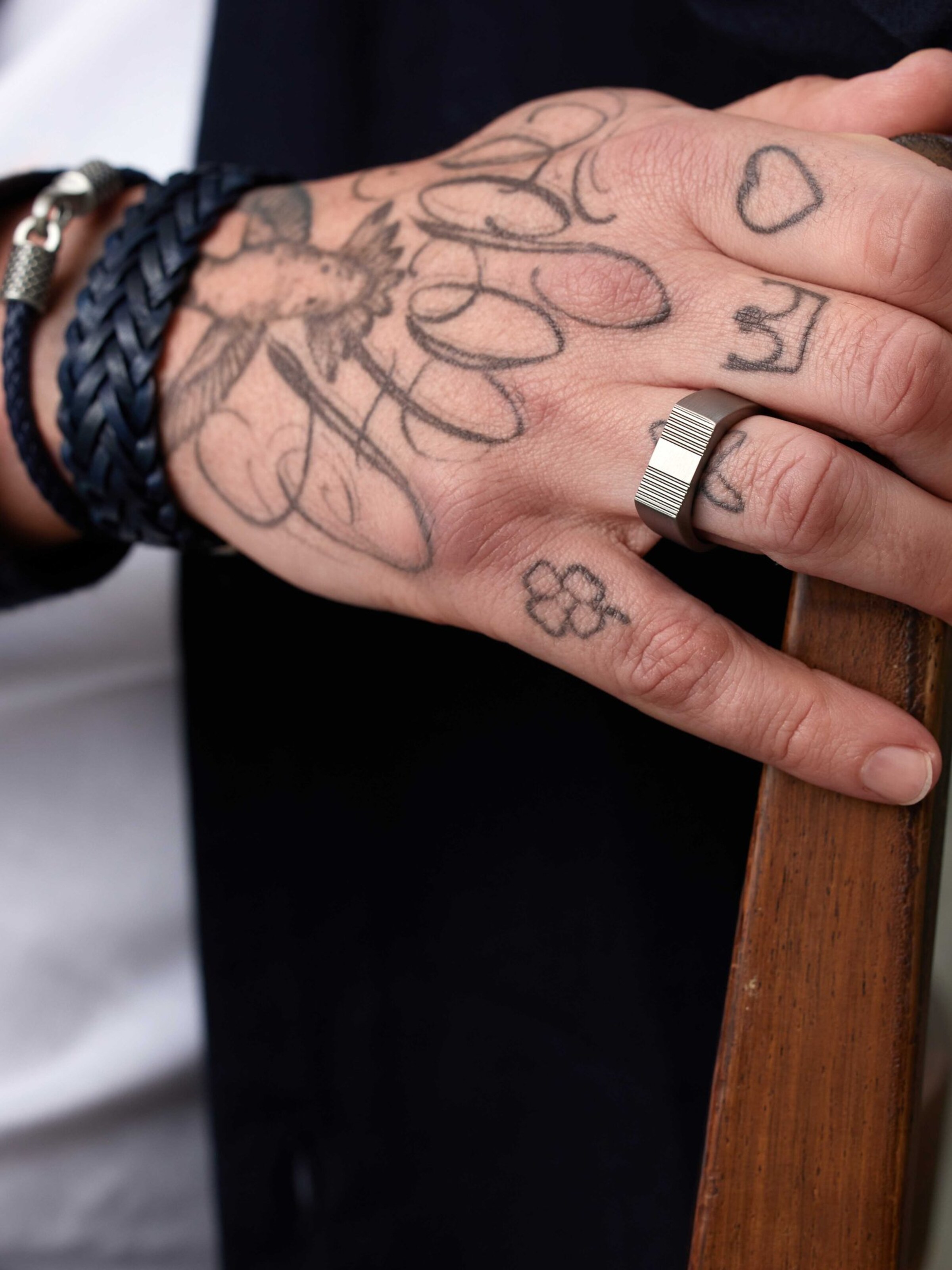 Lucardi Ring in Silber: Vorderseite